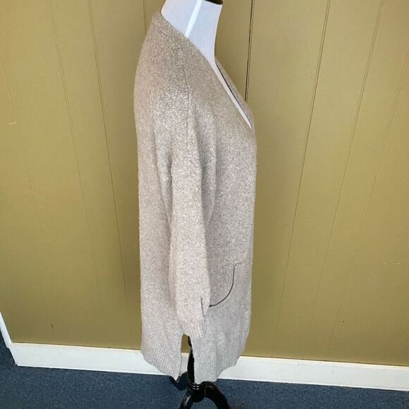 Universal thread women M open front Longsleeve cardigan w/pockets tan - Picture 7 of 11